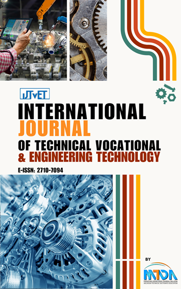 					View Vol. 6 No. 1 (2025): International Journal of Technical Vocational and Engineering Technology [iJTVET]
				